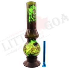 Acrylic Bob Marley Sticker Bong (12 Inch 50 Mm)