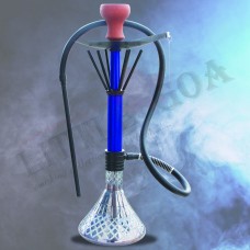 25 Inch AL-Rasta Borosilicate Glass Hookah With Silicon Pipe (HK69)
