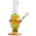 16 Inch Color Changing  Glass Ice Bong (50mm) 