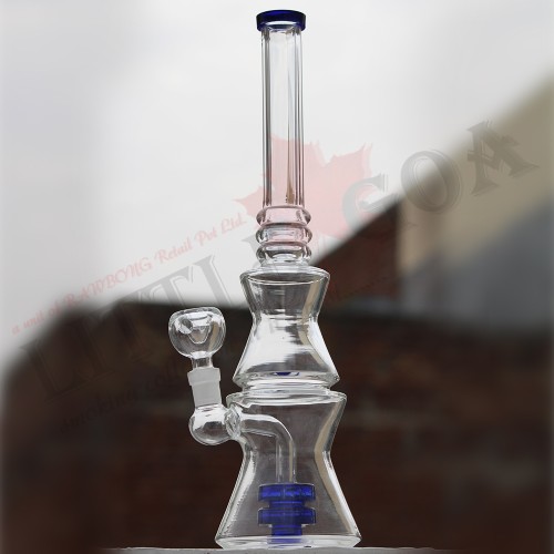 10 Inch Colored Glass Diffuser Bong (25 MM)