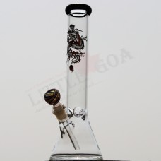 16 Inch Dragon Sticker Heavy Glass Ice Bong (50mm)