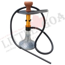 17 Inch AL-Rasta Aluminium Hookah With Silicon Pipe (HK-104)