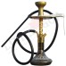 Premium Hookah 17 Inch AL-Rasta (100% Brass ) With Silicon Pipe 