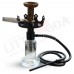 15 Inch AL-Rasta Borosilicate Glass  Hookah With Silicon Pipe (HK56)