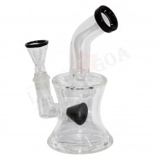 Glass Mini Bong With Shower (6 Inch 30 MM)
