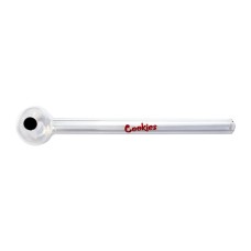Transparent Heavy Glass Oil Pipe With Sticker  (8 Inch)
