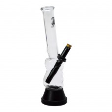 Australian Design Leaf / Bob Marley Sticker Glass Bong (10 Inch)