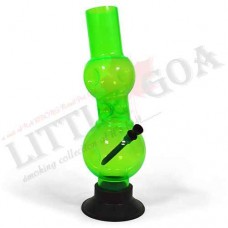  Plain Acrylic Ice Bong Double Bowl  (12 Inch 50 MM)