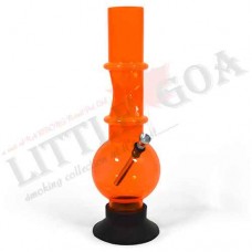 Acrylic Single Bowl Ice Bong Assorted colors  (12 Inch 50 MM)