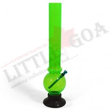 Single Bowl Plain Acrylic Ice Bong Assorted Color (16 Inch 50mm)