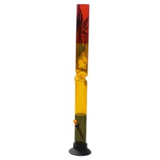 Rasta Cylinder Acrylic Ice Bong Sticker (24 Inch 50 MM)