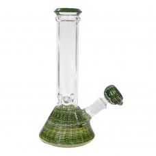 One Leg Colored Glass Bong (8 Inch 30 MM)