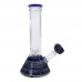 One Leg Colored Glass Bong (8 Inch 30 MM)