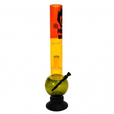 Single Percolator Acrylic Ice Bong with Kush Sticker (14 Inch 50 MM)