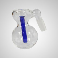 Big Bowl Glass Ash Catcher (14 MM One Leg Blue Color)