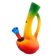 Ceramic Water Bong (5.5 Inch, Multi Color)