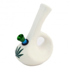 Leaf Deign Ceramic Bong