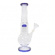Glass Ice Bong (14 Inch 50 MM, 10  Colored Leg)