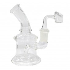 Glass Dab Bong With Banger (4 Inch)