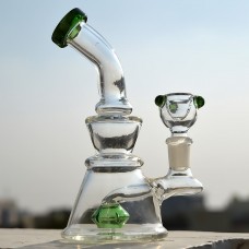 Color Diffuser Glass Bong With 14mm Bong Cap (6 Inch)