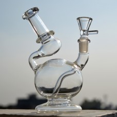 Transparent Diffuser Glass Bong (6 Inch)