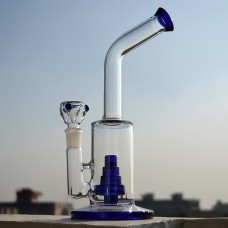 Colored Percolator Glass Dab Bong (12 Inch)