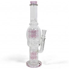 Colored Missile Diffuser Glass Bong (18 Inch 50 MM)