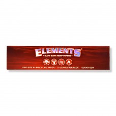 Elements Red King Size Rolling Paper 33 Leaves Per Pack