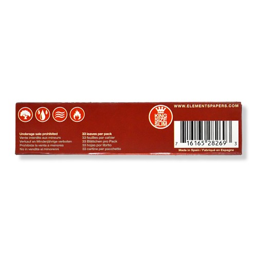 Elements Rolling Papers King Size 33ct – BevMo!