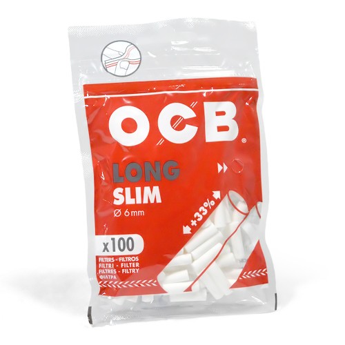 OCB Cigarette Filter - Slim 120 pieces