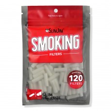 SlimJim Smoking Classic Slim Long Cotton Filters ( 22 X 6 mm)
