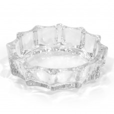 Flower Design Glass Ashtray