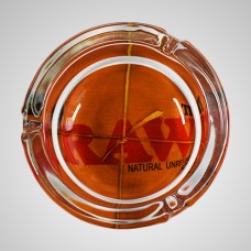 Raw Sticker Round Glass Ashtray (3.5cmx3.5cm)