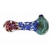 Inside Colored Glass Smoking Pipe (12 Cm)