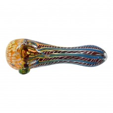 Colored Glass Smoking Pipe (13 Cm)