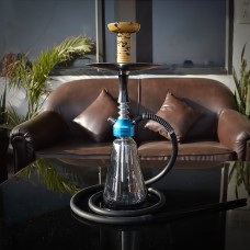 20 inch Al-Rasta Plain Base Hookah With Silicon Pipe