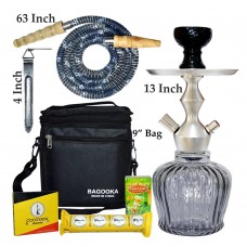 14 Inch KrmaX Multicolor QT Base Bag Hookah 