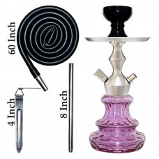 13" KrmaX Lindoo Hookah With Silicon Pipe
