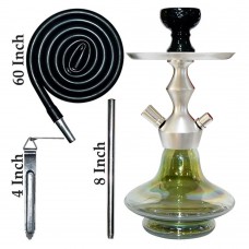 12 Inch KrmaX Russian Base Ruster Color Hookah With Silicon Pipe