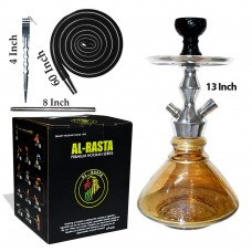 13 Inch KrmaX Rabbit Hookah Multicolor With Silicon Pipe
