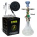 18" KrmaX White Panda Hookah With Silicon Pipe