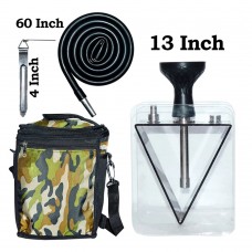 13" New Design Acrylic Small Hookah With Bag