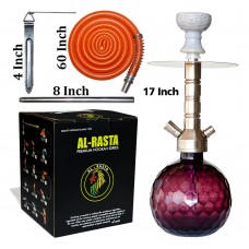 17" KrmaX Original Little Buffalo Hookah With Silicon Pipe