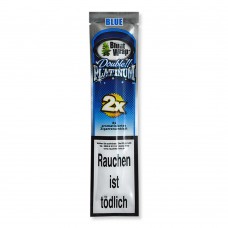 Double Platinum Blunt Wraps Blue (2 Piece/Pack)