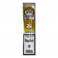 Double Platinum Blunt Wraps Gold (2 Piece/Pack)