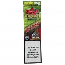 Juicy Hemp Wraps Enhanced Red Storm Contains No Tobacco (2 Piece/Pack)