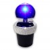 Fancy Car Ashtray with Front blue led Portable Stand Cylinder Cup Holder 