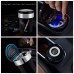 Car Ashtray with blue led Portable Compass  Stand Cylinder Cup Holder 