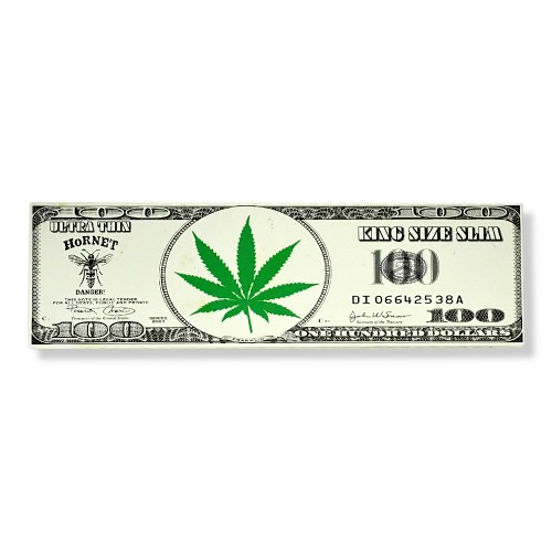 10 x Hornet Dollar King Size 110*54MM Rolling Papers 32 Leaves a Booklet Roller 