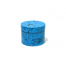 Metal Herb Grinder with  Marble Design (56 mm 4 Part)